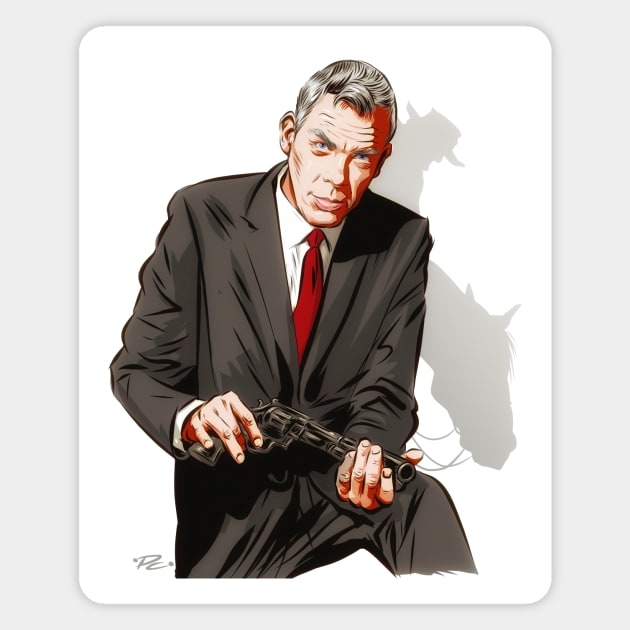 Lee Marvin - An illustration by Paul Cemmick Magnet by PLAYDIGITAL2020